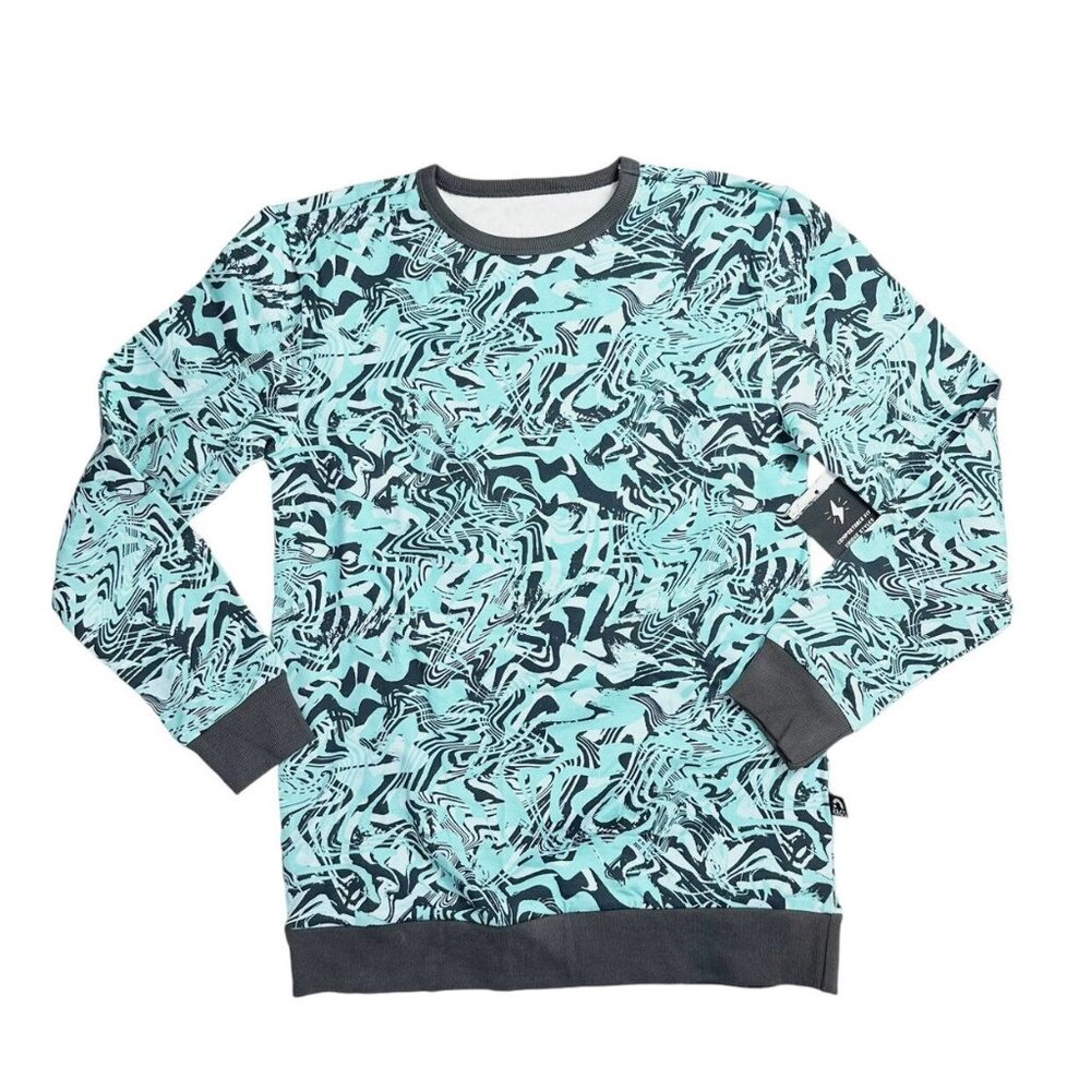 New! Rags 9/10 Blue Swirl Sweatshirt